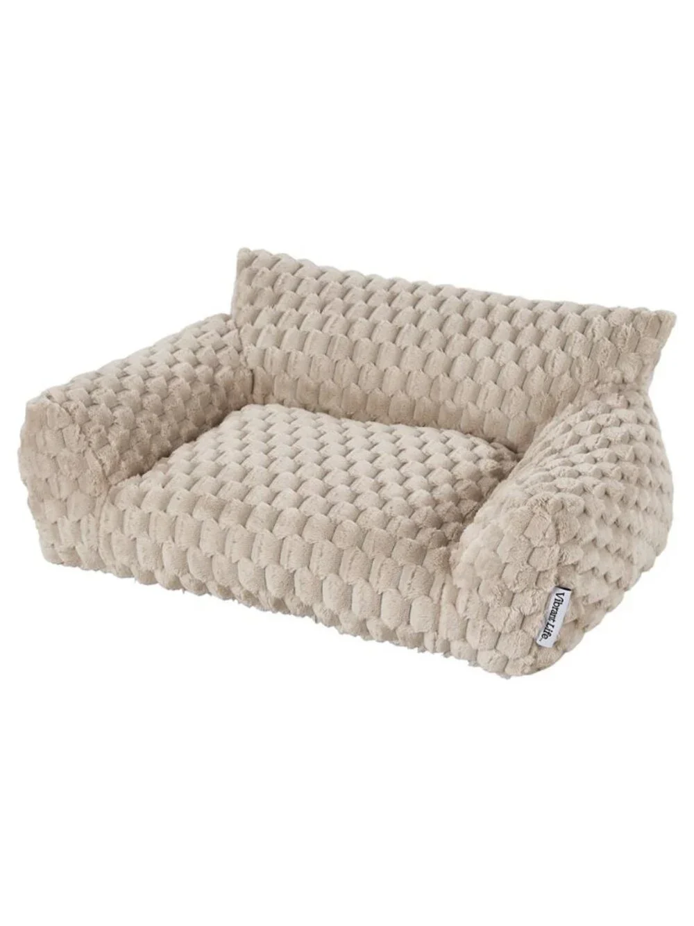 New Small Paw Sofa Pet Bed Vest Edition Tan 22